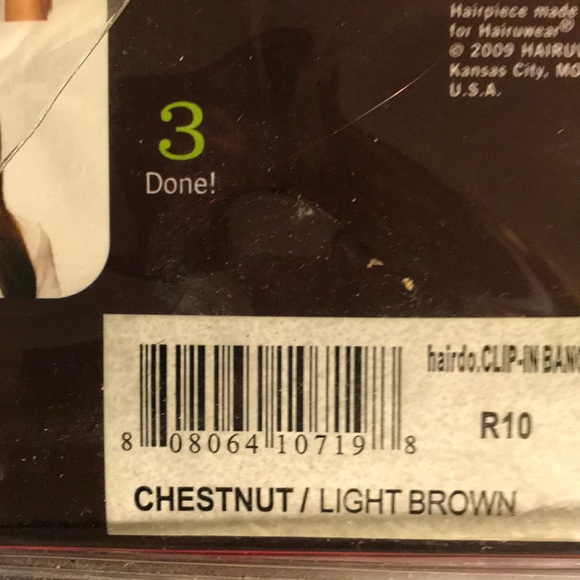 Hair U Wear clip bang - Picture 2 of 3